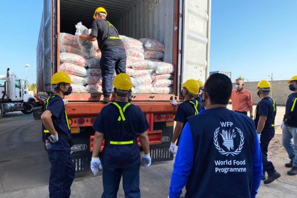 Llega a Venezuela el primer cargamento del Programa Mundial de Alimentos