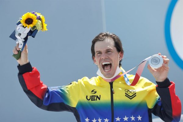 Daniel Dhers consiguió la medalla de plata para Venezuela en Tokio 2020: «Voy a seguir hasta 2024»