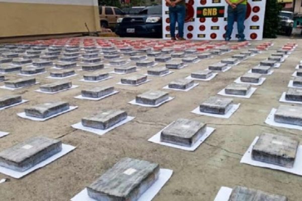 Venezuela ha incautado 36,5 toneladas de droga en 2022