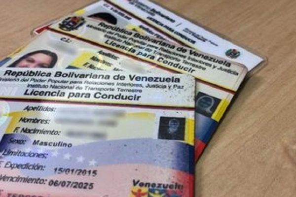 70% de las licencias de conducir en Venezuela se generan por medio de «gestores»