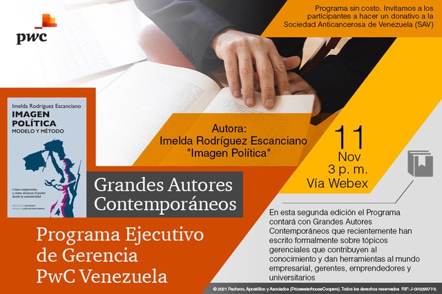 “Comunicación Política” será el nuevo tema abordado en el Programa Ejecutivo de Gerencia PwC Venezuela
