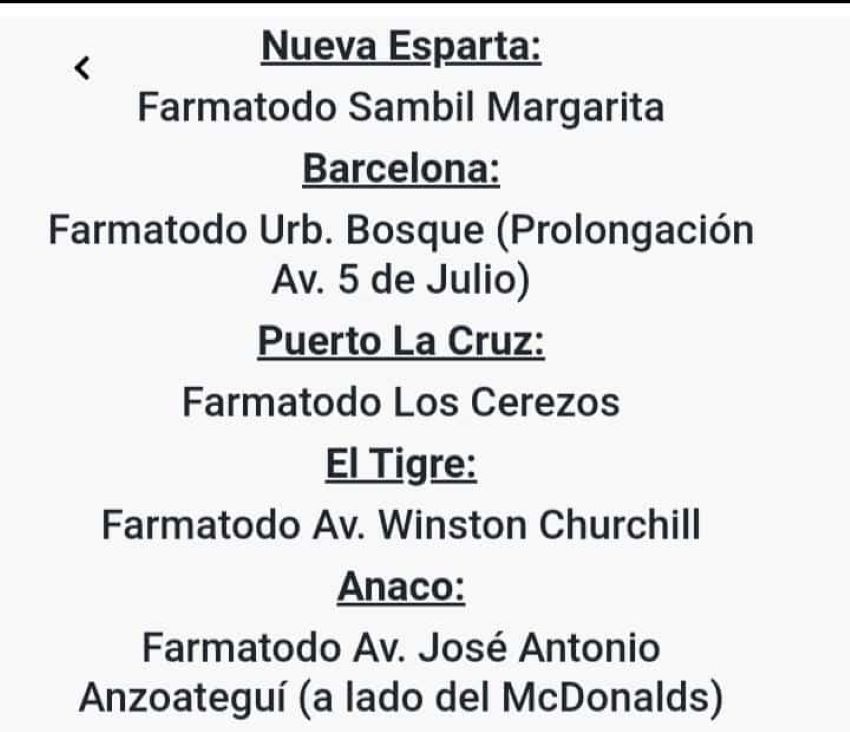 Farmatodo y Locatel habilitan centros de vacunación anticovid-19 (+ listado)