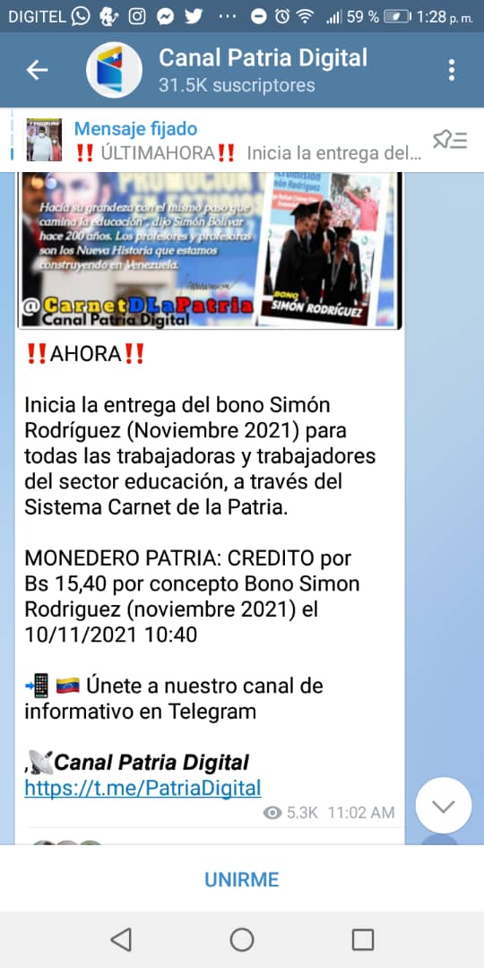 Comenzó la asignación de los bonos Simón Rodríguez y Negro Primero