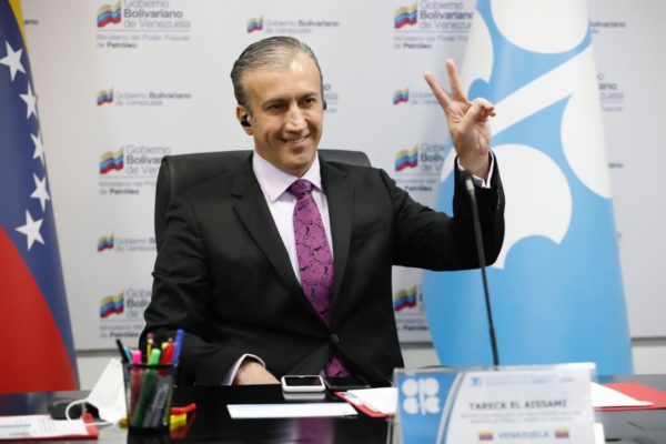 Según El Aissami el petróleo alcanzará en 2022 un «precio justo» que permitirá elevar la producción de PDVSA