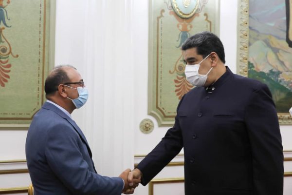 Nicolás Maduro se reúne con el gobernador Sergio Garrido en Miraflores este #13Ene