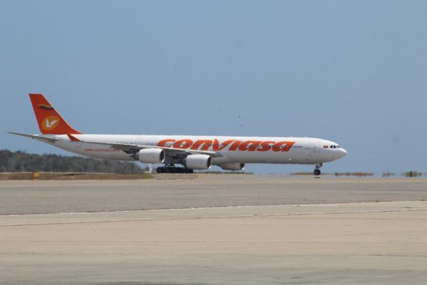 Conviasa incorpora a su flota un Airbus 340-600 para rutas de largo alcance