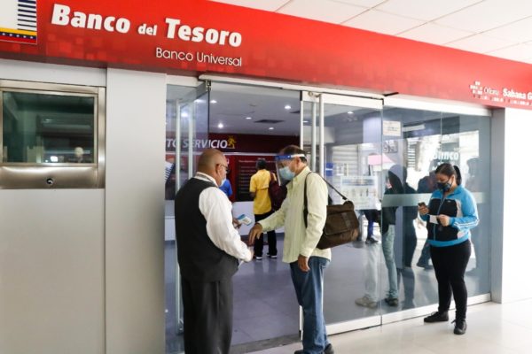 Banco del Tesoro restablece horario de atención al público