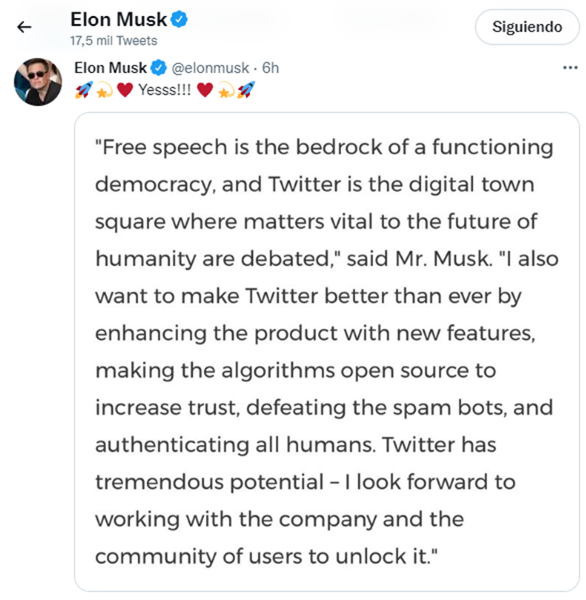 #TuBolsillo | Twitter se revaloriza a raíz de la adquisición de Elon Musk