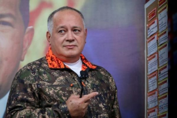 Diosdado Cabello dice que EEUU no ha levantado sanciones contra Venezuela