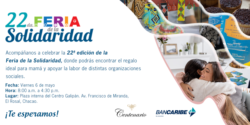 Bancaribe invita a la 22ª edición de la Feria de la Solidaridad