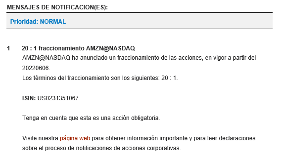 AMAZON hizo su Split este lunes, 6 de junio, ¿Cómo le fue?