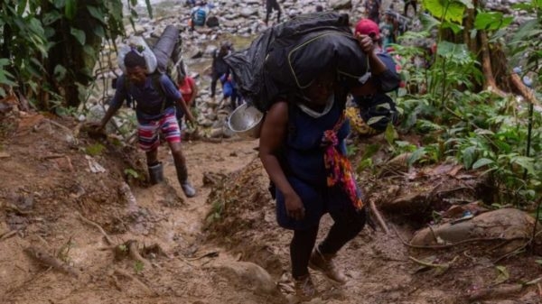 Más de 59.000 migrantes cruzaron la selva del Darién en octubre