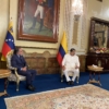Maduro recibió credenciales del embajador de Colombia