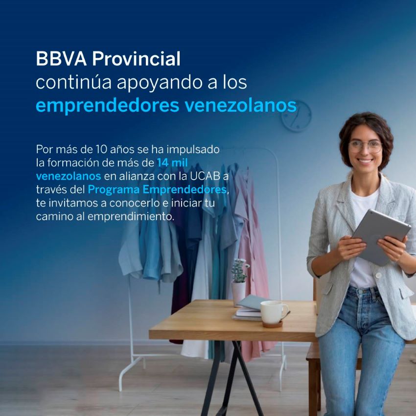 BBVA Provincial continúa apoyando a los emprendedores venezolanos