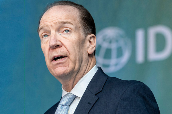 Presidente del BM, David Malpass: Vienen tiempos «estresantes» para la economía mundial