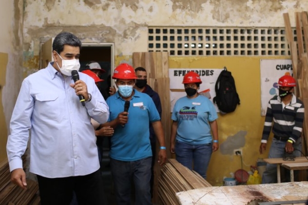 Maduro aprobó recursos para “embellecer” la parroquia 23 de enero y la zona central de Caracas