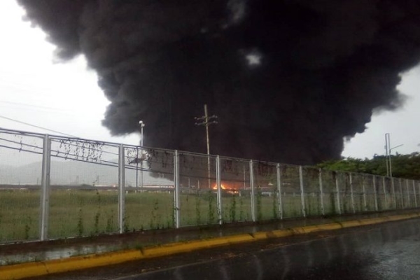 Trabajadores petroleros: Incendio en la refinería de Puerto La Cruz «fue considerable» y se debe investigar