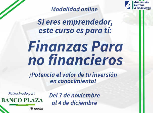 Curso: Finanzas para NO Financieros (Modalidad Online)