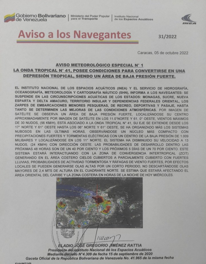 Suspenden en 4 estados los zarpes de embarcaciones menores por la onda tropical número 41 (+comunicado)