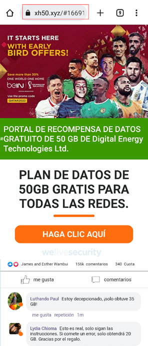 #Atención | Alertan sobre estafa digital según la cual FIFA ofrece 50GB gratis para ver el Mundial de Qatar