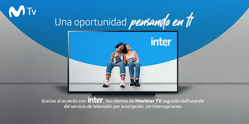 Movistar alcanza acuerdo con Inter para garantizar continuidad del servicio de televisión a sus clientes
