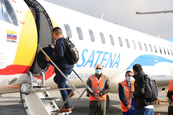 Aerolínea Satena realizó su primer vuelo entre Colombia y Venezuela (+fotos)