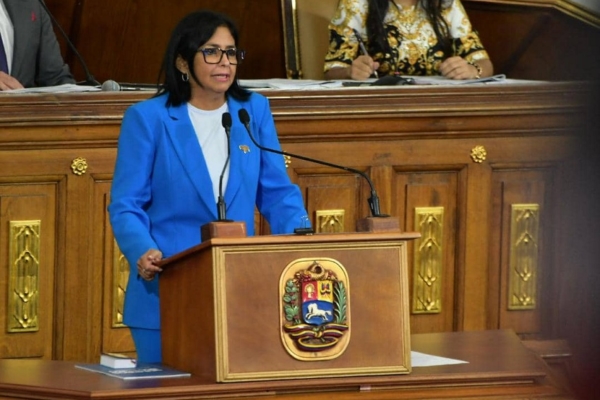 Delcy Rodríguez en la AN: El 77,1% del Presupuesto Nacional 2023 estará dirigido a la inversión social