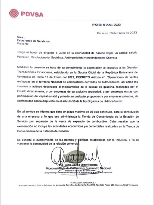 Gasolineras deben registrar en 30 días empresas separadas para vender productos distintos a combustibles