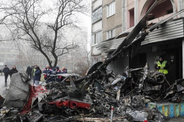 Muere el ministro del Interior de Ucrania al estrellarse su helicóptero