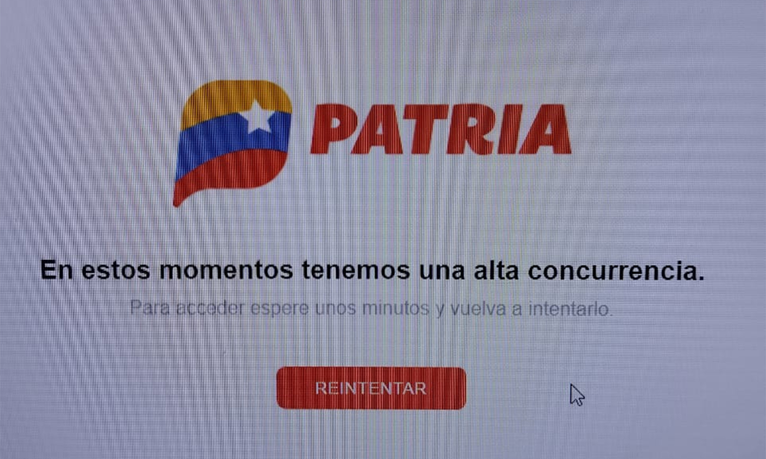 Plataforma Patria ya se encuentra restablecida, luego de presentar fallas la mañana de este lunes