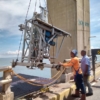 Trabajadores realizaron mantenimiento preventivo y correctivo en el puente Rafael Urdaneta de Maracaibo
