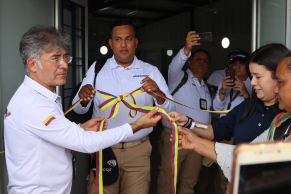 Colombia abre nuevo puesto de verificación migratoria en la frontera con Venezuela