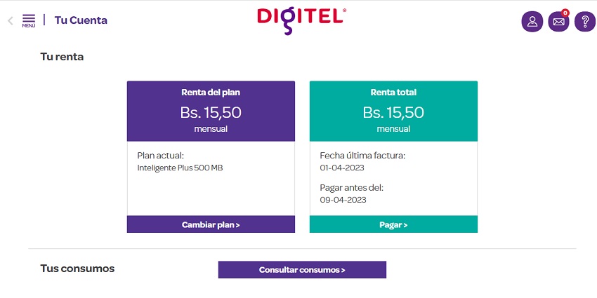 Conozca las tarifas de abril de los planes de telefonía móvil de Digitel