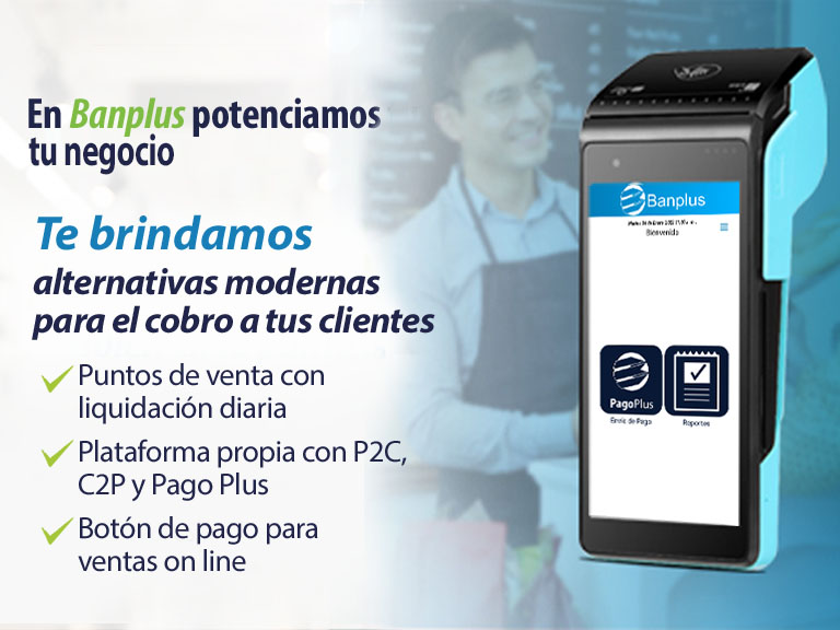 Banplus brinda alternativas modernas en medios de pago