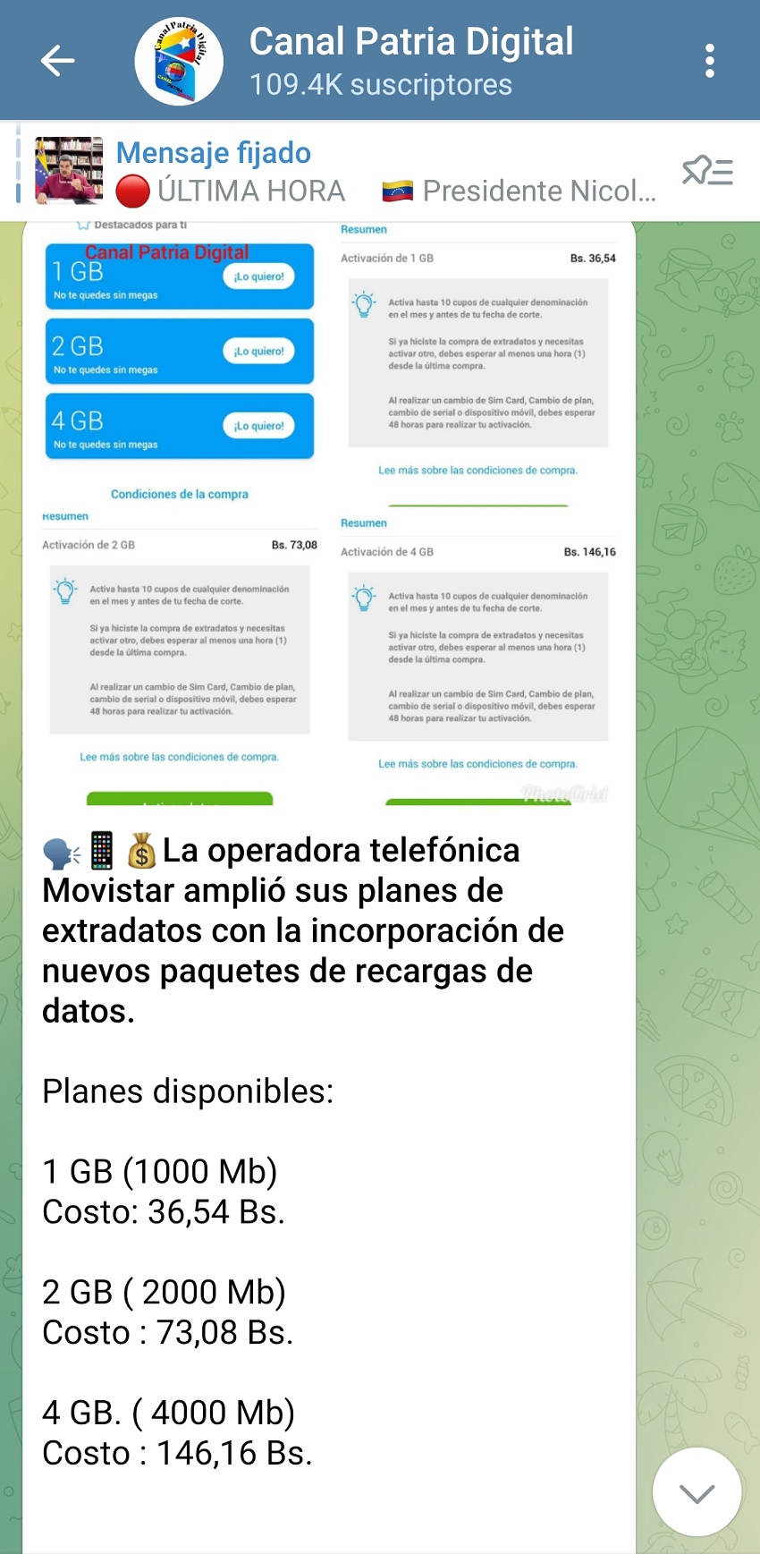 Estos son los precios: Movistar amplió sus planes de extradatos (+lista)