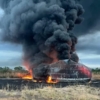 Bomberos controlaron incendio de tanque de petróleo en Cabimas