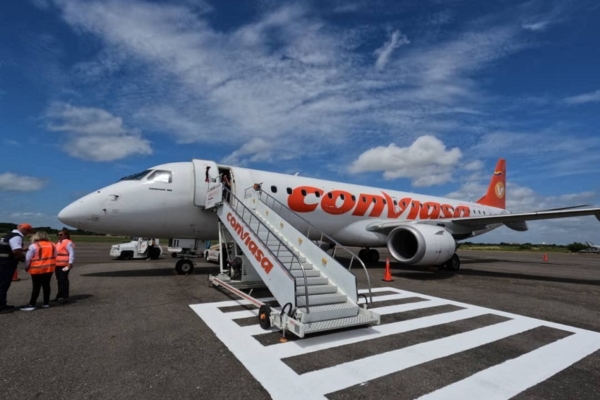 Conviasa reactivó el vuelo Caracas-Apure: Ahora son 28 las conexiones nacionales que ofrece la aerolínea