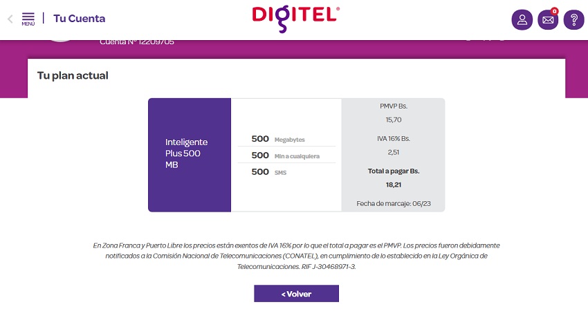 Digitel realizó ajustes a las tarifas de los planes de telefonía móvil de junio (+precios)