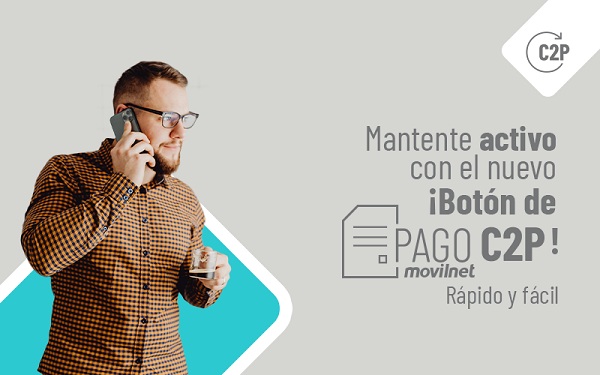 Movilnet incorpora pago C2P para facturas pospago natural