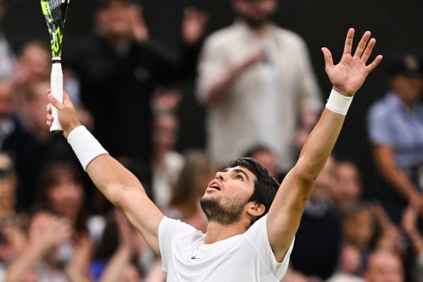 Carlos Alcaraz jugará la final de Wimbledon contra Novak Djokovic este #16Jul