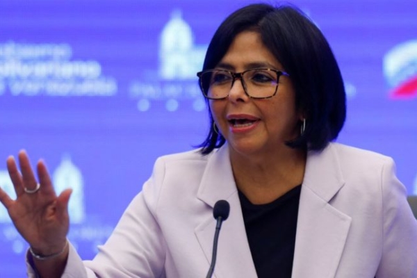 Delcy Rodríguez rechaza declaraciones del presidente de la Exxon Mobil: «Venezuela no descansará en la defensa del Esequibo»