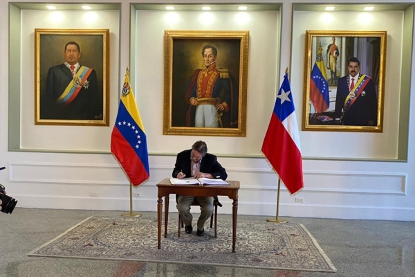Jaime Gazmuri, nuevo embajador de Chile en Venezuela, llegó al país para normalizar las relaciones diplomáticas