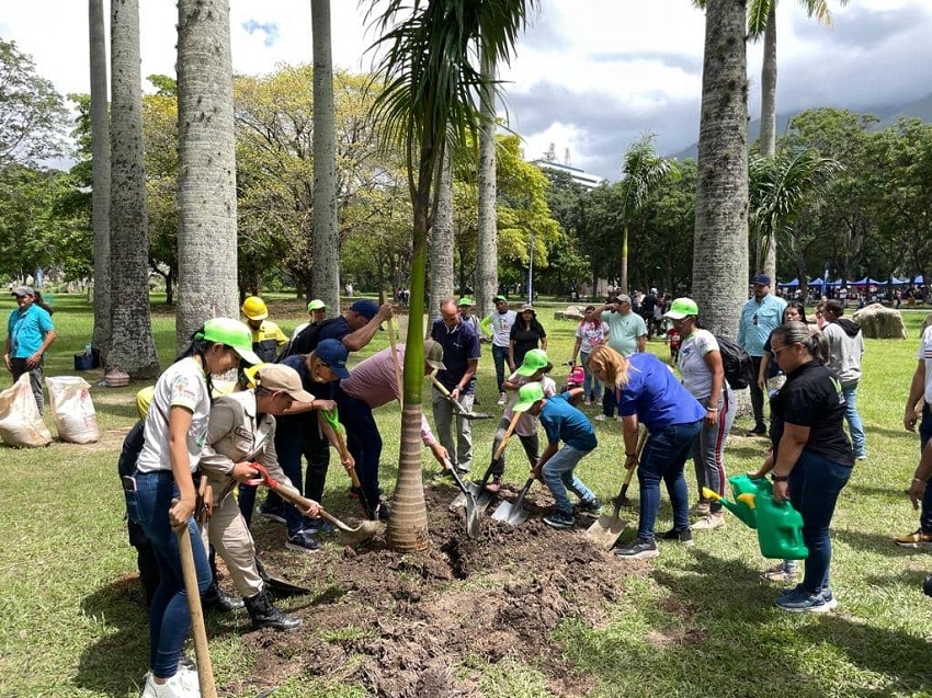 Bancamiga impulsa la reforestación del Parque del Este