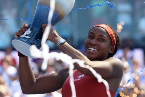 La tenista Cori «Coco» Gauff gana la final de WTA 1.000 de Cincinnati