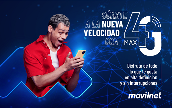 Conozca los nuevos planes y paquetes de datos 4GMAX de Movilnet