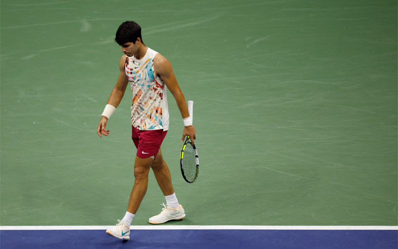 Alcaraz cae ante Medvedev y se pierde la esperada final con Djokovic