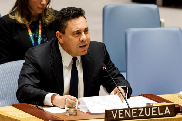 Samuel Moncada propuso en la ONU una alianza de países que evadan sanciones de EEUU