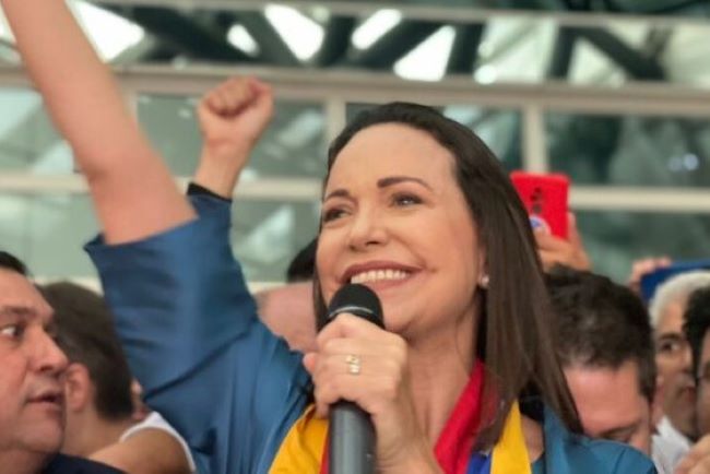 María Corina Machado arrasó en la primaria.