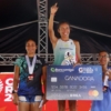 Atleta Bancamiga Joselyn Brea en los más alto del podio de Caracas Rock
