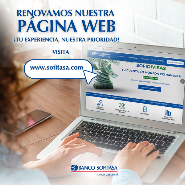 Banco Sofitasa renueva su página web y avanza en el proceso de transformación digital